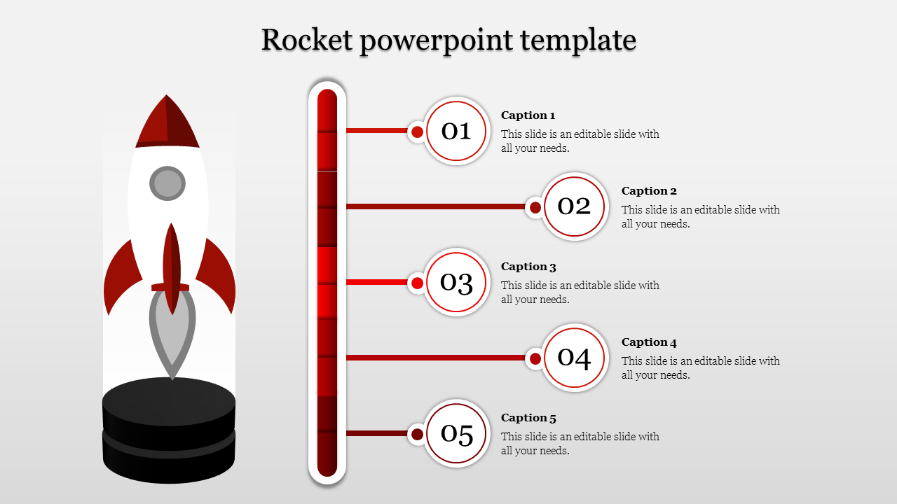 rocket powerpoint template-rocket powerpoint template-5-Red